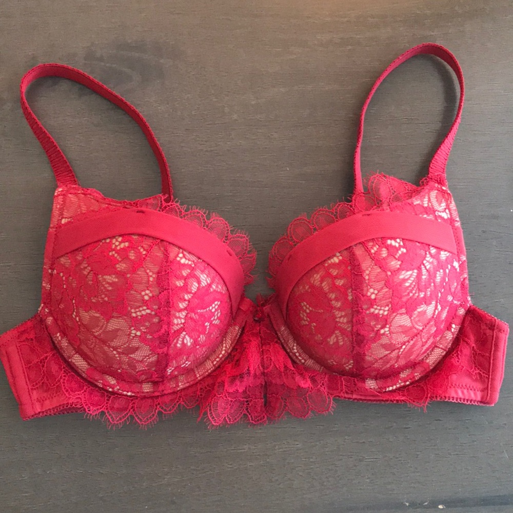 Soma lace wire push up bra SZ 32A